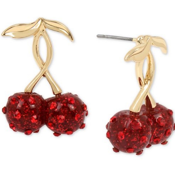 Betsey Johnson Jewelry - Betsey Johnson cherry earrings